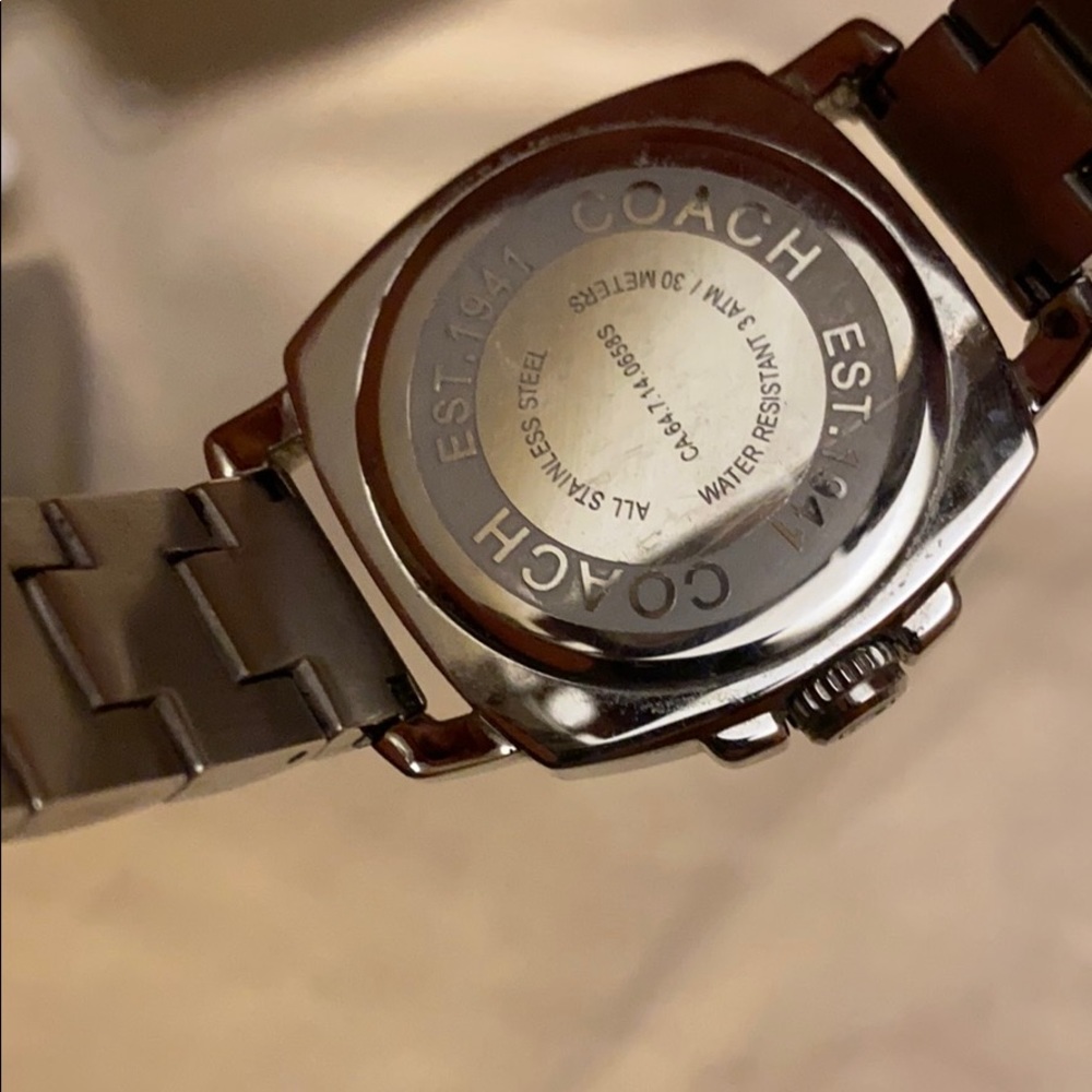 Coach Silver Watch - image 3